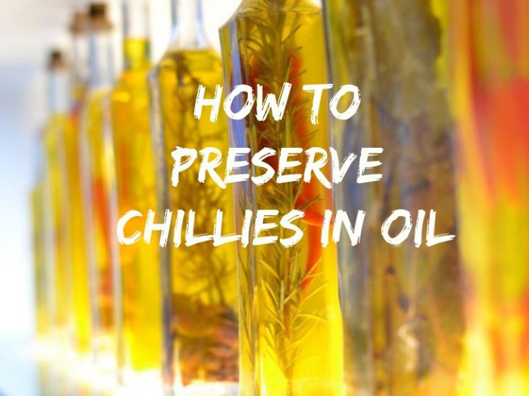 How To Preserve Chillies in Oil